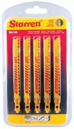 Lame scie sauteuse bois 75x7,5x1,3mm fraise blister 5