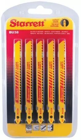 Lame scie sauteuse bois 75x7,5x1,3mm fraise blister 5