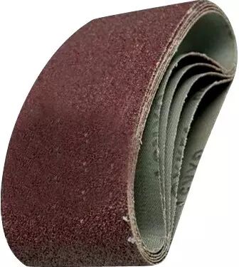 Bande abrasives sans fin corindon 75x457 gr40  blister de 3