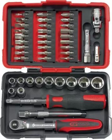 Douilles et accessoires 1/4 ultimate coffret de 44 pieces ks tools