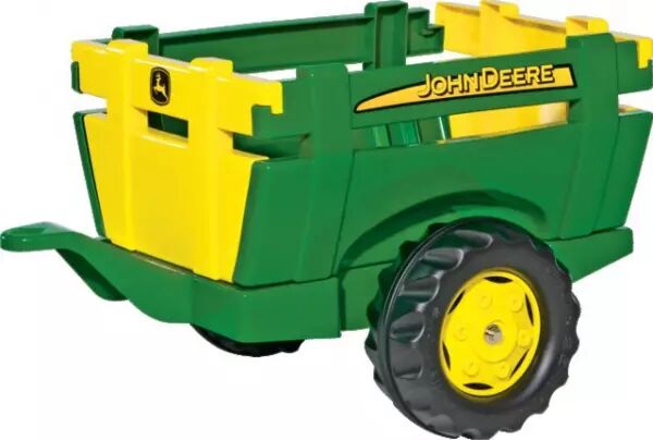 rolly toys Tracteur enfant à pédales rollykid John Deere pelle remorque  023110