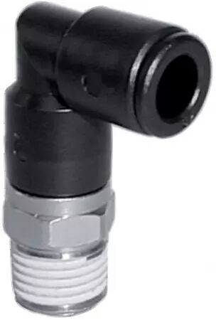 Equerre male orientable conique rallonge d4-g1/4 