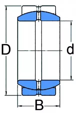 Rotule lisse ge 20 es 2rs