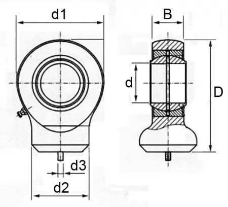 Rotule lisse gk 25 do