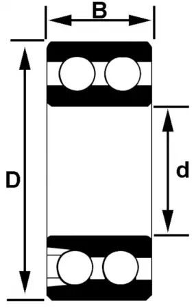 Roulement a billes contact oblique 4205a