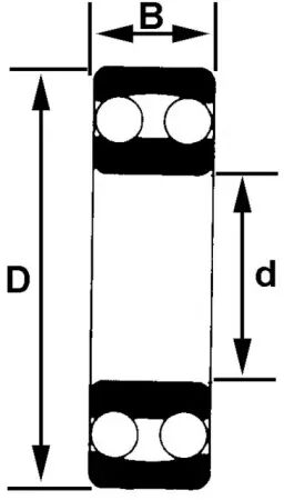 Roulement a rotule s/billes 1210 ektn9 - skf