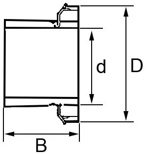 Manchon de serrage h311 skf