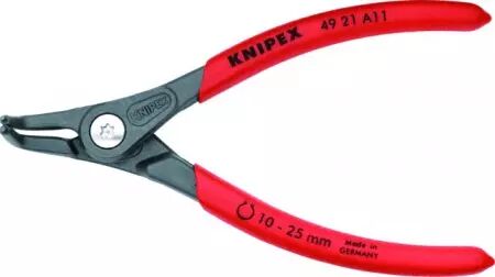 Pince a circlips de precision exterieur 10-25 mm coudee 90° knipex