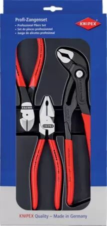 Pince a forte demultiplication multiprise coupante universelle jeu de 3 knipex