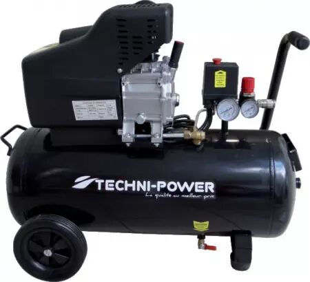 Compresseur d'air 50 l 2ch monophasé 13m3 Techni-Power