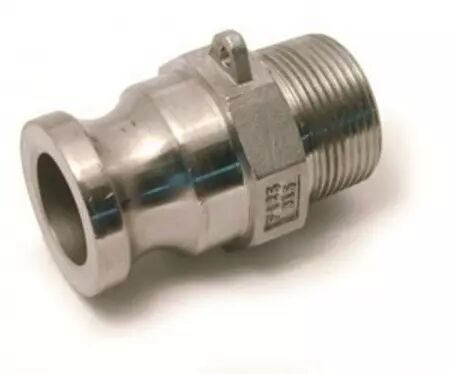 COUPLEUR MALE TYPE F INOX DIAMETRE 50MM RACCORD A CAMES