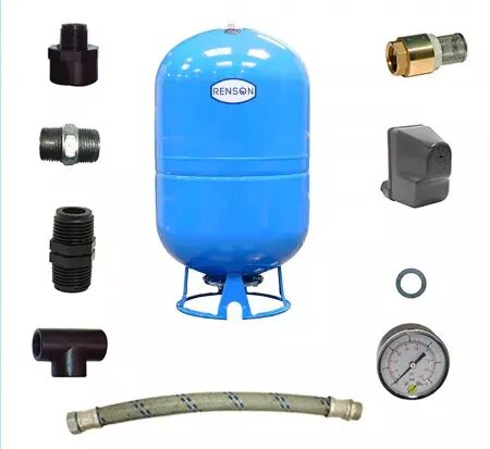 Kit reservoir vertical 60l pour pompe de surface