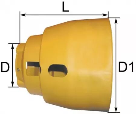 Bol de protecteur grand angle 70° sc25 d190