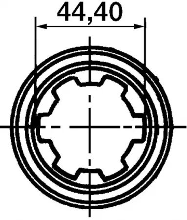 Machoire extremite 13/4 6c 42x104 verrou a poussoir