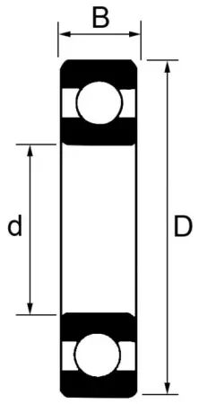 Roulement a billes contact oblique 7208 bep skf