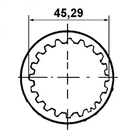 Machoire extremite 13/4 20c 30,2x92 verrou a poussoir comer