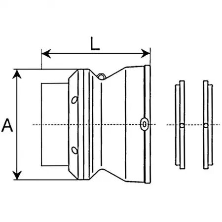 Bol de protecteur grand angle serie 650 type 2