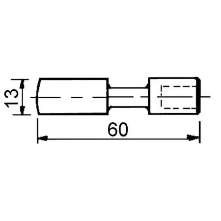 Verrouillage bouton poussoir agraset 100 1''1/8-1''3/8-6x21x25