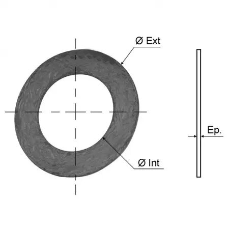 Disque de friction 90x56x4,5 mm walterscheid