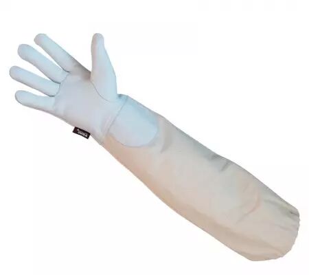 Gants cuir 55cm apiculteur l (213mgto)