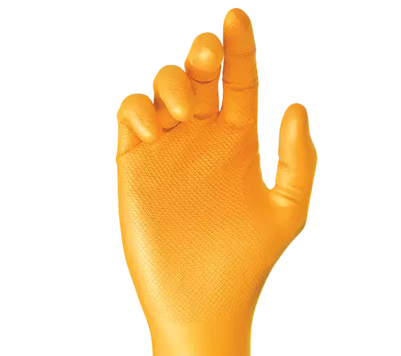 Gants grippaz nitr.15 l.24 orange m [x50] (580or)