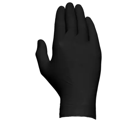 Gants nitrile 0,12 l.24 noir m [x100] (570nr)