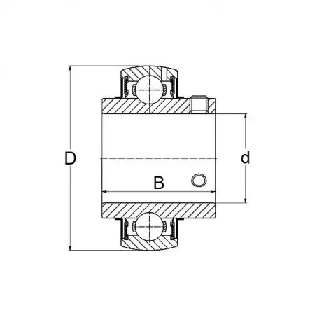 Roulement de palier uc 211 ntn-snr