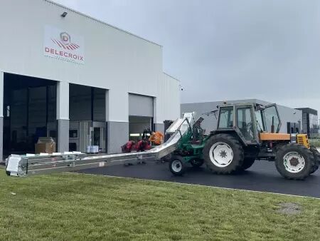 Tapis de rcolte sur plateforme DELECROIX HARVESTING