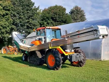 Tapis de récolte sur plateforme DELECROIX HARVESTING