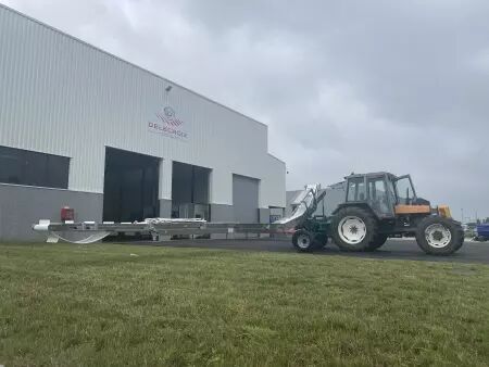 Tapis de récolte sur plateforme DELECROIX HARVESTING