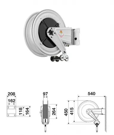 Enrouleur Auto Peint pivot.Hp200 N20