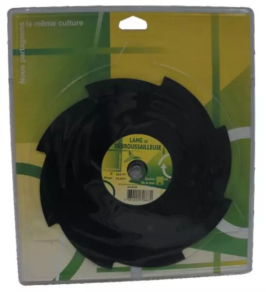 Lame/disque de débroussailleuse 8 dents mulching (largeur de coupe 250mm)  épaisseur 3mm