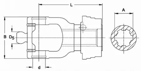 Machoire ga 80° 1 3/4 20c cr36x89/32x106 qsg