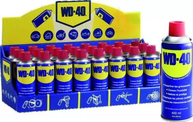Dégrippant WD40 400ml Nettoyant lubrifiant protège humidité