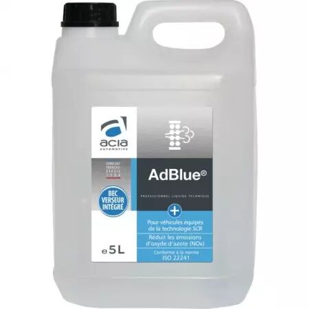 Adblue solution uree a 32,5% bidon de 5l avec bec verseur acia