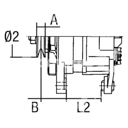 Alternateur adaptable 14v-120a