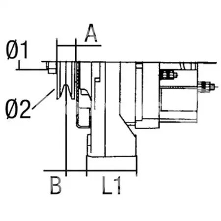 Alternateur adaptable 14v-120a pour Case-IH/Claas/Renault/David Brown/Deutz/Fendt/Lamborghini/Steyr