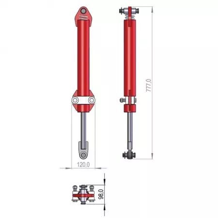 Amortisseur lateral sip425200150