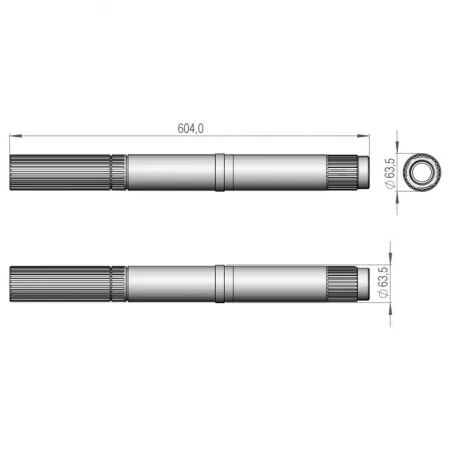 Arbre d\'entrainement rotor sip393580130