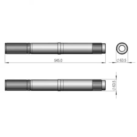 Arbre d\'entrainement rotor sip676010282