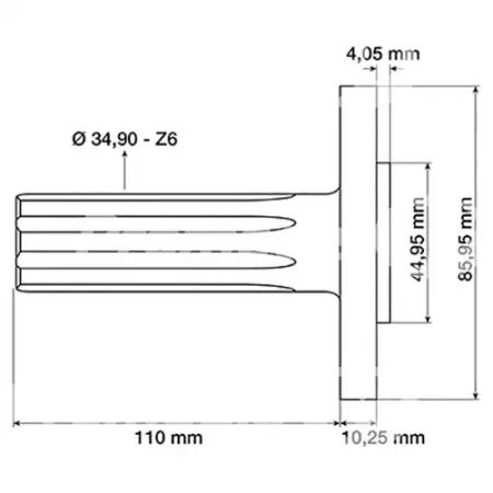 Arbre de prise de force adaptable Deutz