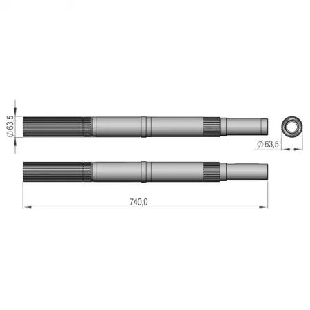 Arbre de transmission sip686030110