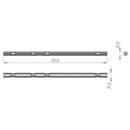 Arbre intermediaire hexa sip413033260