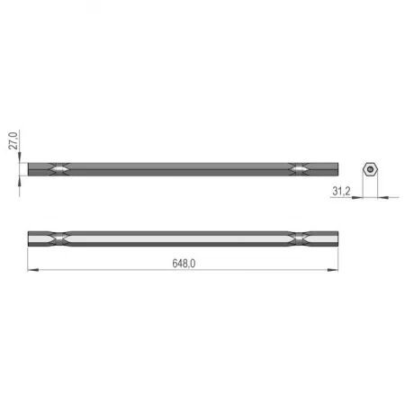 Arbre terminal hexa sip413034260