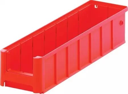 Bac de stockage 4109 rouge ral 3020 117x90x400 mm