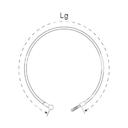 Bande de frein adaptable l.735mm pour tracteurs