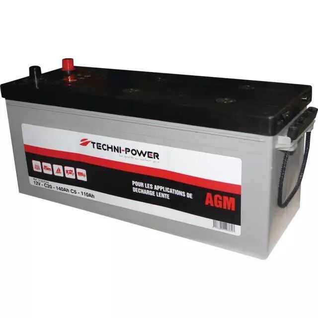 Batterie 12v-180ah decharge lente techni-power