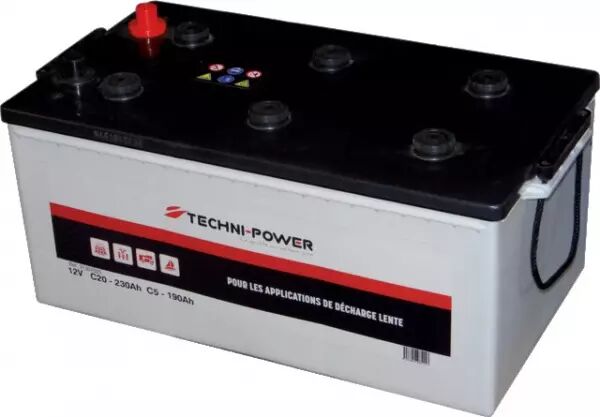 Batterie 12V 150Ah marine à décharge lente Tech Power -  - Dingue  d'eau, comme vous !