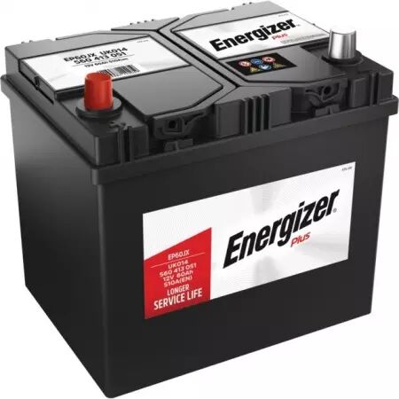 Batterie ep60jx 12v 60ah 510a en + a gauche Energizer plus