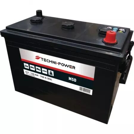 Batterie m5 6v 150ah 760a en + en diagonale techni-power